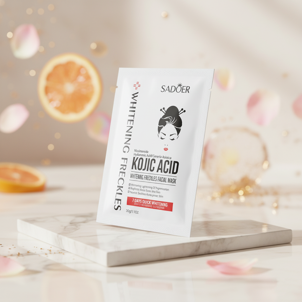 Kojic Acid Whitening Freckles Facial Mask